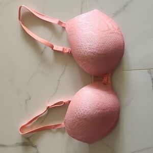 Incredible by Victoria's Secret Pink Lace 36D Plunge Bra